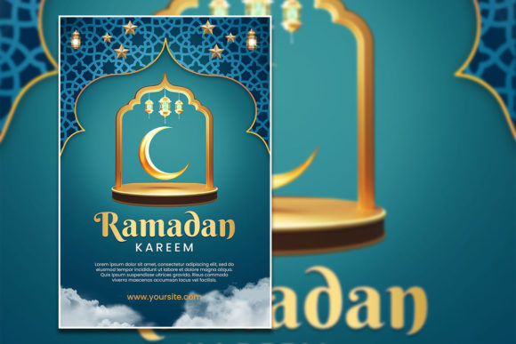 Modern Ramadan Kareem Flyer Template for Instant Impact